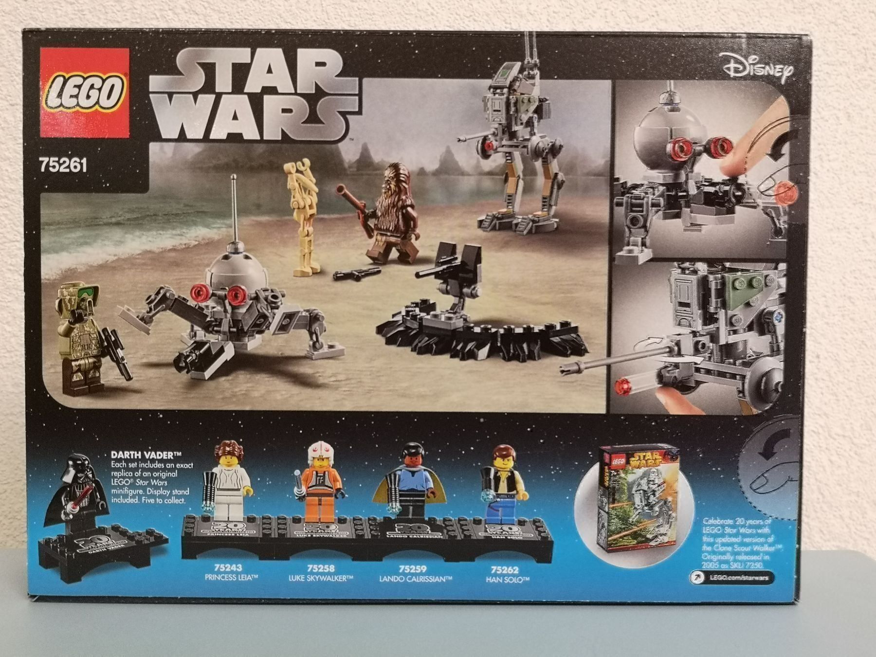 Lego Star Wars 75261 Clone Scout Vader 20th Anniversary Set (Neu und ...