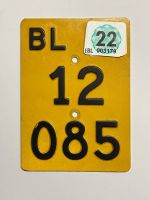 tiefe, gebrauchte, Mofa-Nummer BL 12085 / Basel-Land