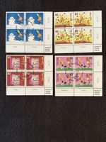 Feuillet de 4 timbres "Les Saisons" La Poste Suisse