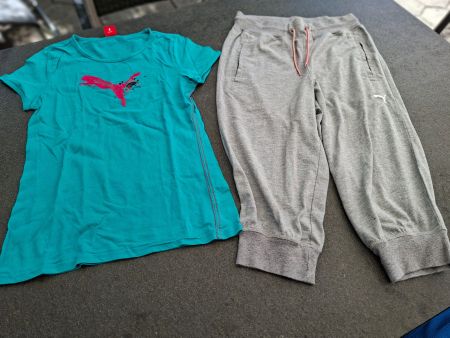Puma T-Shirt und Caprihose Grösse 164 guter Zustand