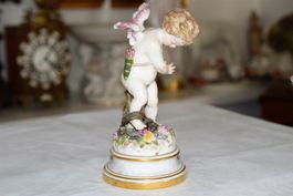 MEISSEN Porzellan Figur Amor um 1900 Höhe 20.5cm