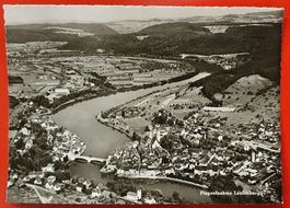 Laufenburg 1954 - Flugaufnahme