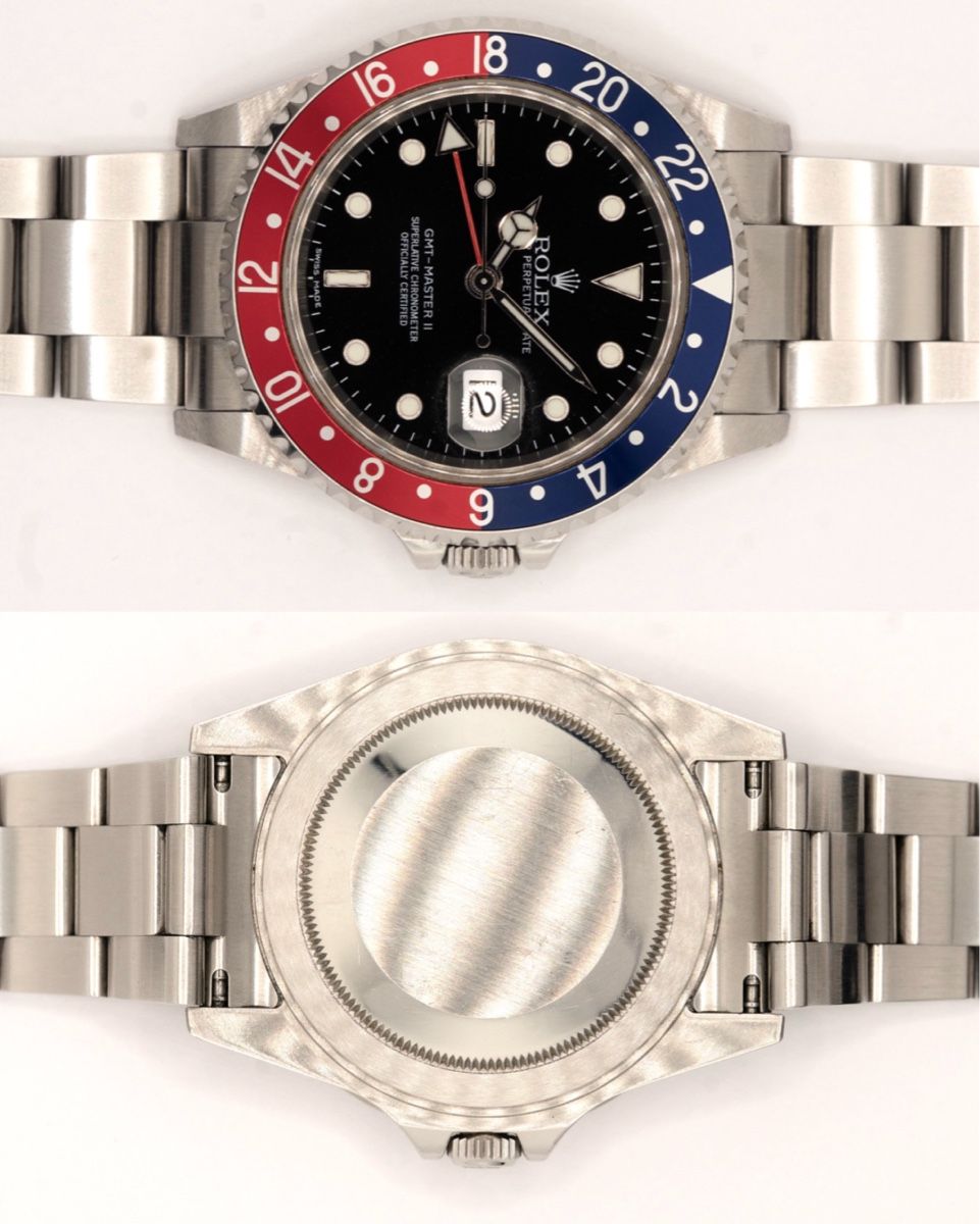 Rolex Uhren: Rolex GMT Master II - Ref. 16710 - Rare Error / Stick dial – Gebraucht aus Genève von LionKing- 1