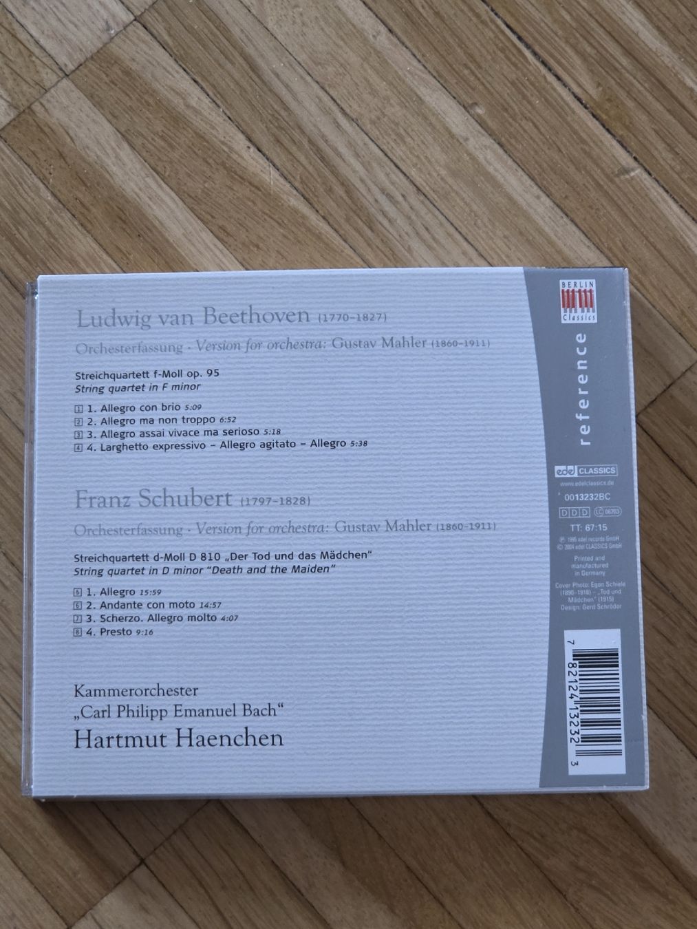 CD: CD: Beethoven: Streichquartett; Schubert: Streichquartett – Usato da Aesch BL venduto da immon 1