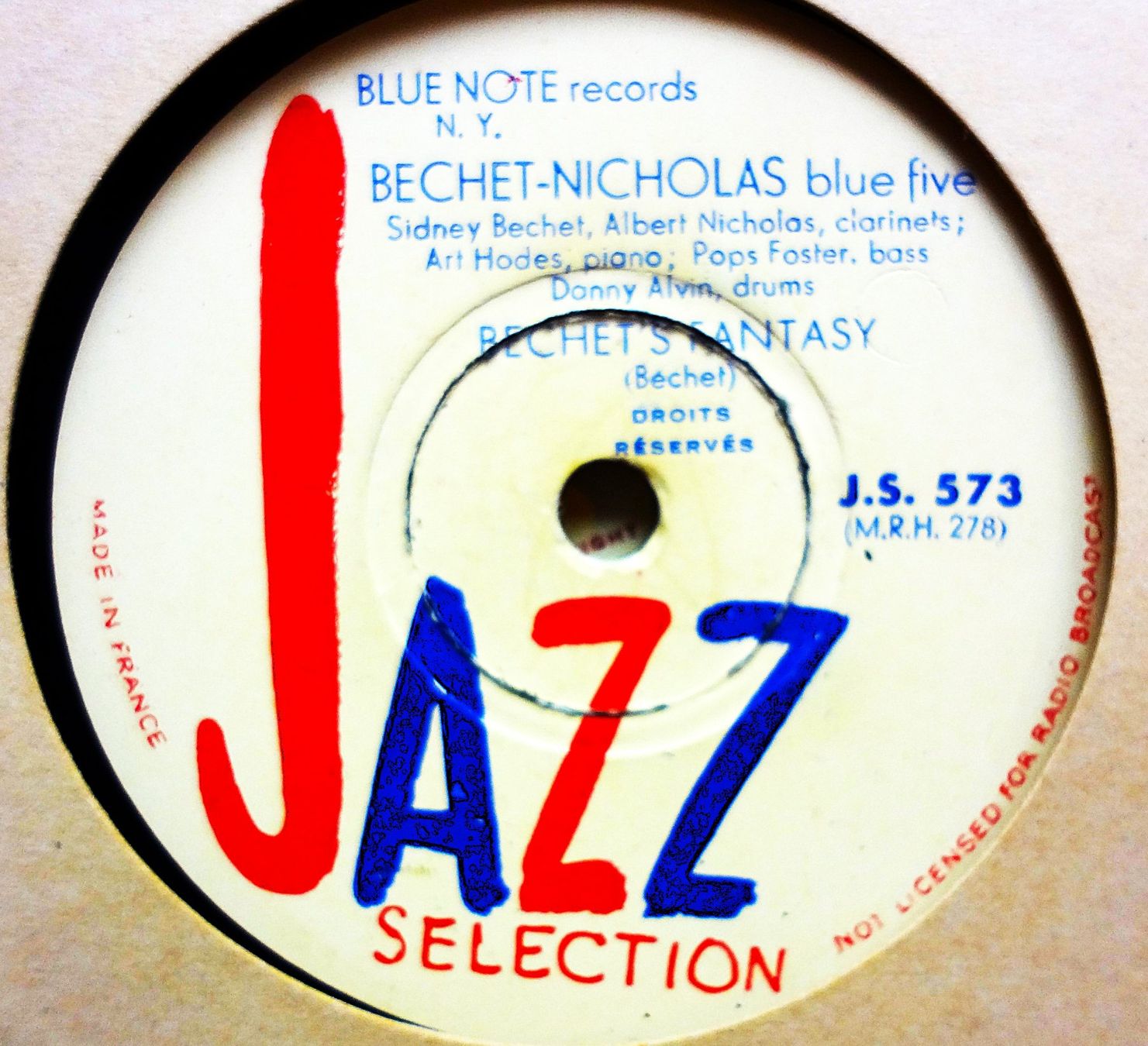 Dischi in vinile: Sidney Bechet, Album mit 12 Jazz Schellackplatten 30cm – Usato da Hemishofen venduto da Phonomandy 8