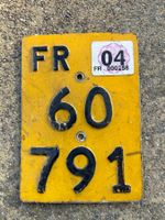 Mofa Nummernschild Freiburg