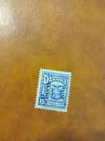 Timbre rare : Panama Canal Zone, 15 centesimos, bleu