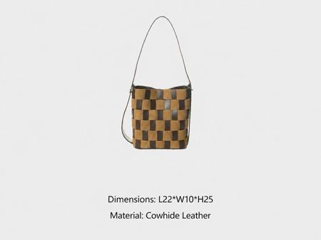 Damen Handtasche Echtleder Wildleder Cognac Braun – NEU –