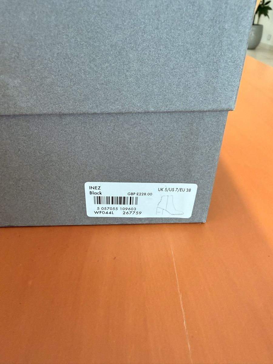 Allsaints Scarpe da donna: All Saints Stiefel Leder Schwarz Gr. 38 – Usato da Wädenswil venduto da stg_9zfm 6