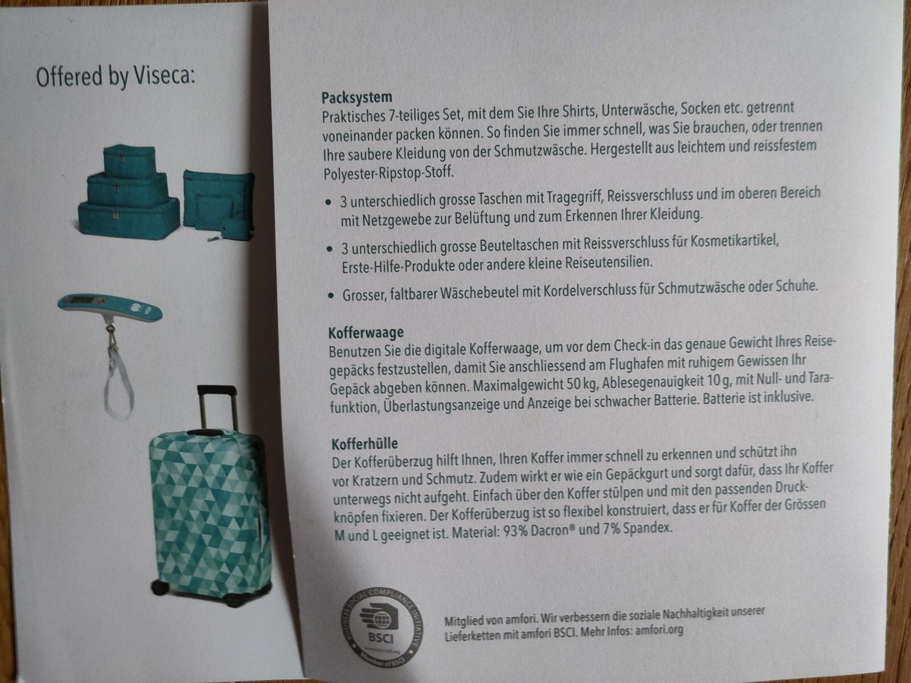 Valigie: Packsystem, 7 teilig *NEU* – Nuovo e nell'imballaggio originale da Zufikon venduto da Jnisa7 3