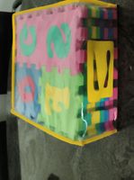 Bunte Zahlen-Puzzlematte mit Tasche, perfekt für Kinder
