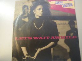 Vinyl-Single Janet Jackson - Let's Wait Awhile