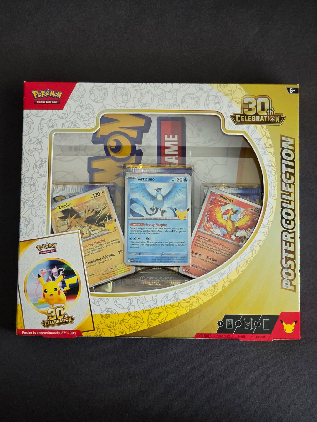 Pokémon Carte collezionabili: POKÉMON 30TH | POSTER COLLECTION [EN] – Nuovo e nell'imballaggio originale da Bellinzona venduto da egemon