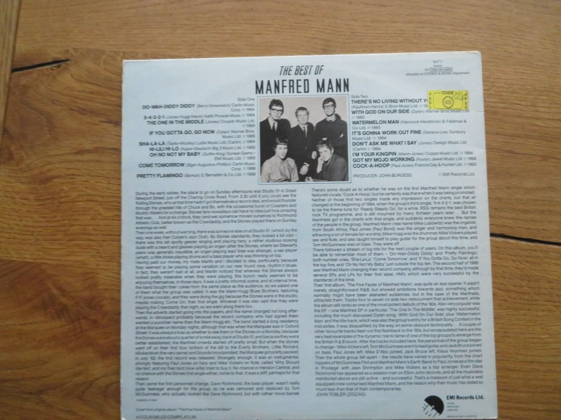 Schallplatten: MANFRED MANN LP BEST OF – Gebraucht aus Zürich von max_cp5f 1