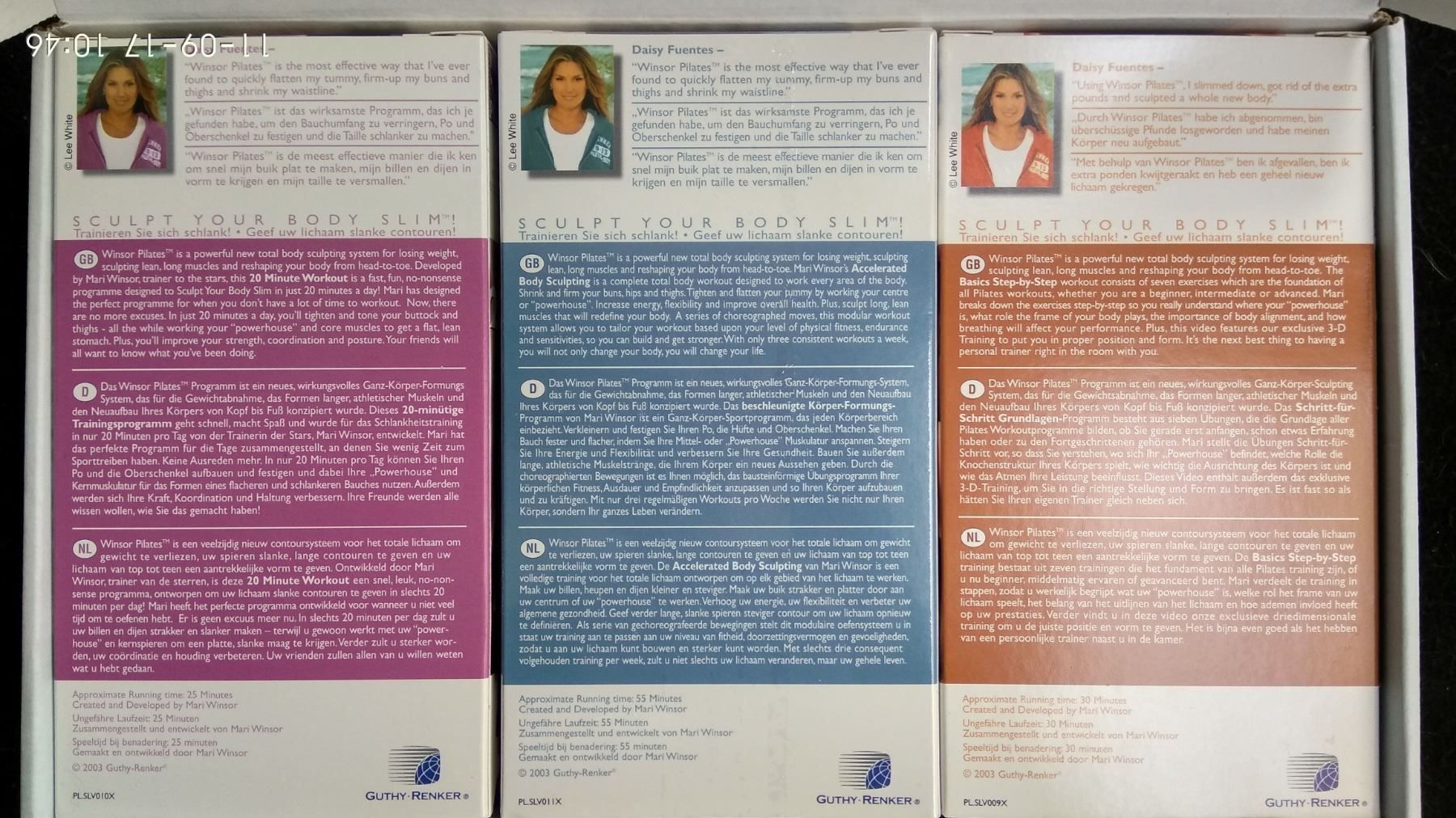 Tutti i DVDs: 3x WINSOR PILATES    BASIC bis zum PROFI – Nuovo e nell'imballaggio originale da Wolfhausen venduto da Didileo 3