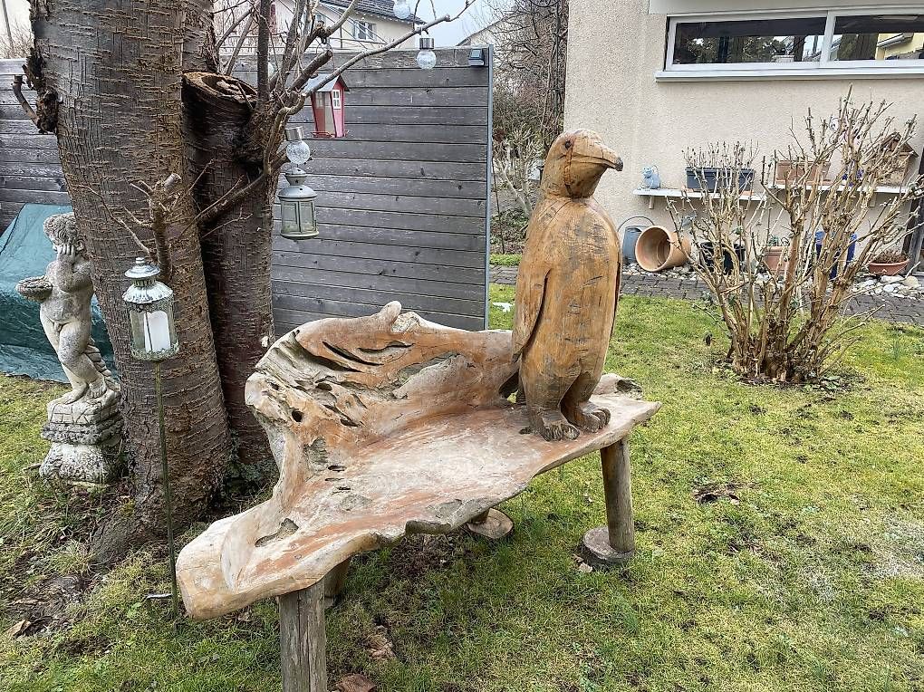 Sculture & Statue: Holzbank Gartenbank – Usato da Wiesendangen venduto da argon03