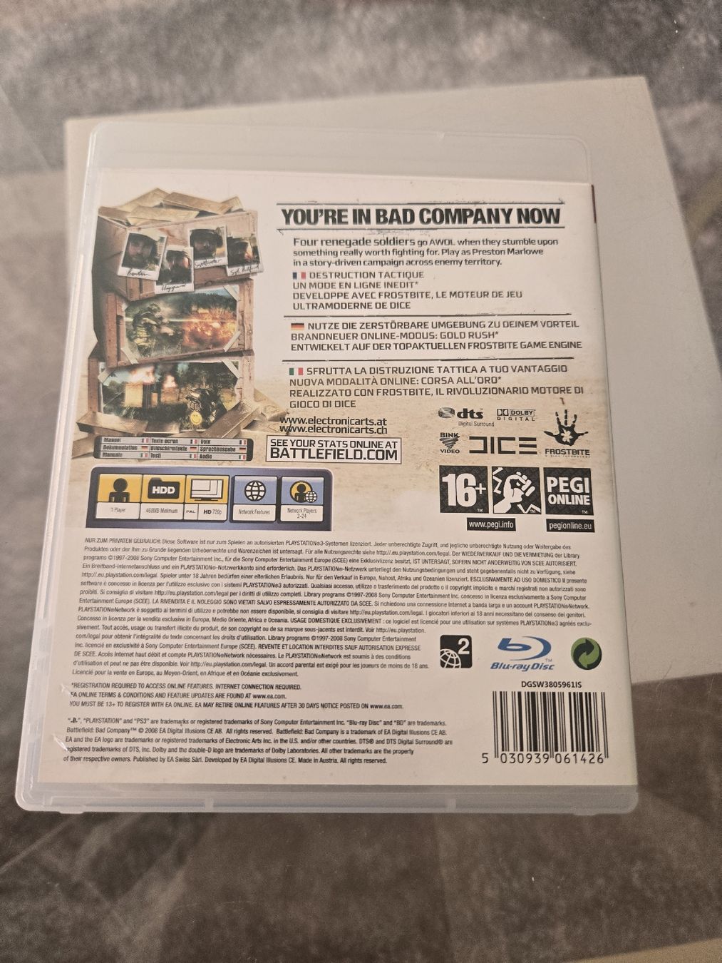 Spiele: Battlefield Bad Company PS3 – Gebraucht aus Bussigny von Kfdlt 1
