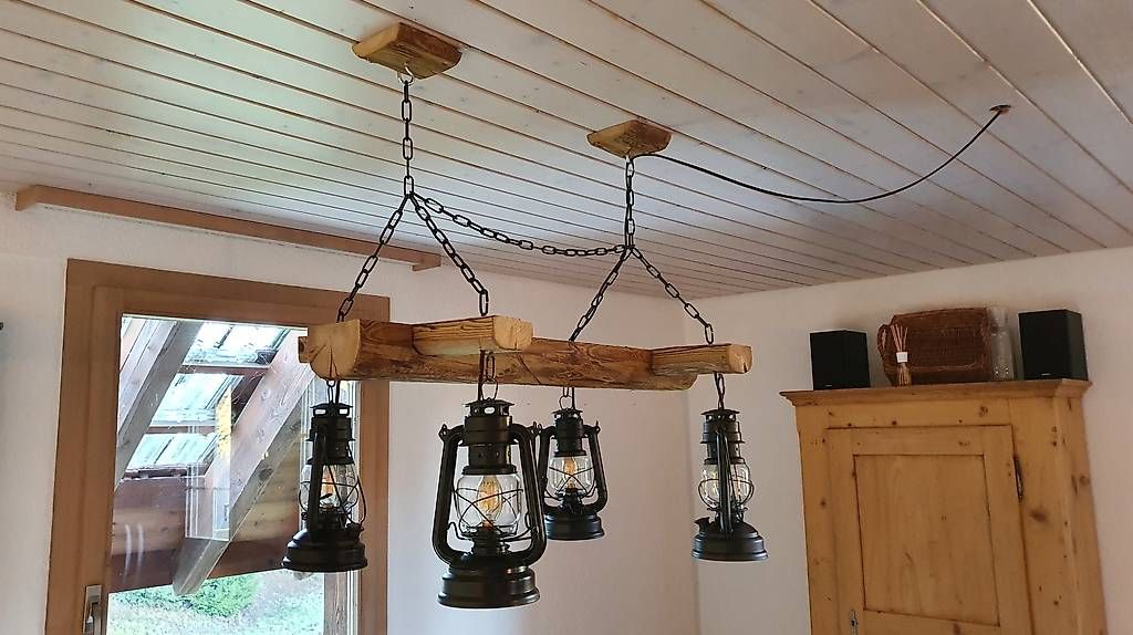 Sonstige Dekorationen & Accessoires: Deckenlampe Altholz Laternen Vintage – Gebraucht aus Unterlangenegg von Stouni69 2