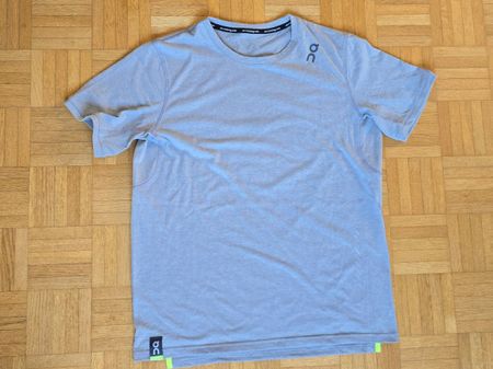 On t-shirt L