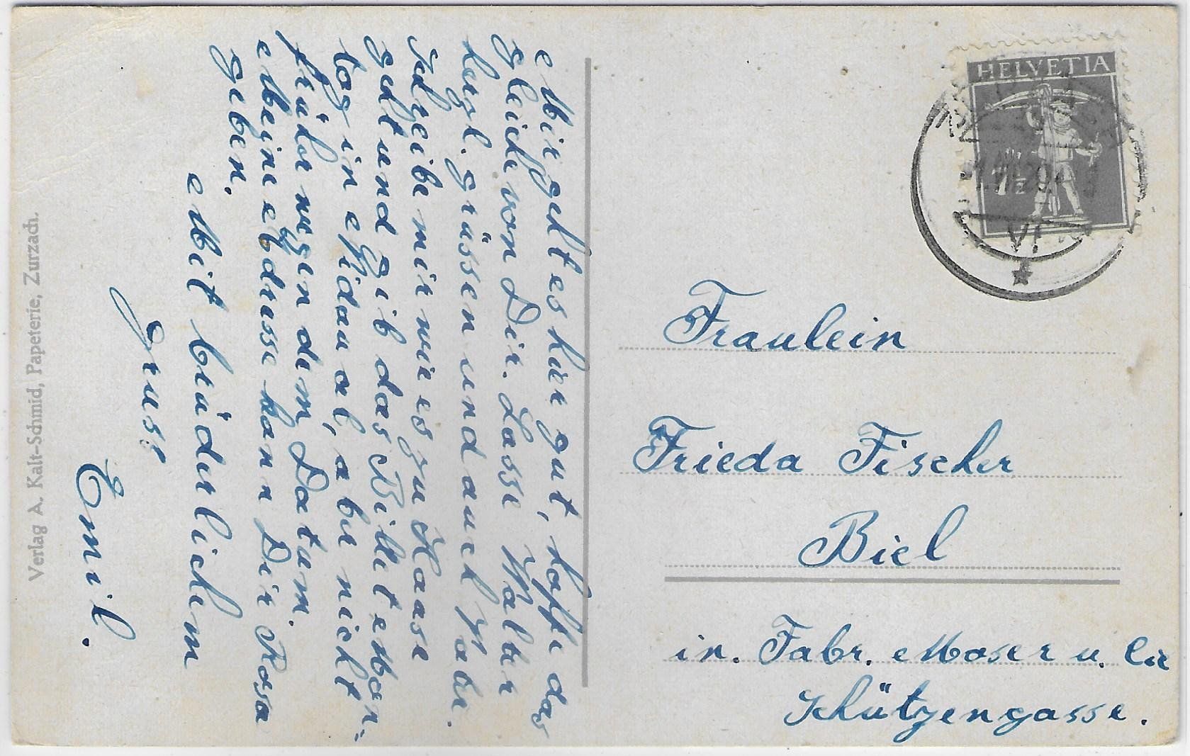 Cartoline postali: Sodafabrik Zurzach - Litho – Usato da Ettingen venduto da Kartenplanet 1