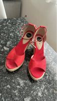 Rote Sommer Sandalen, Grösse 39, kaum getragen! ☀️