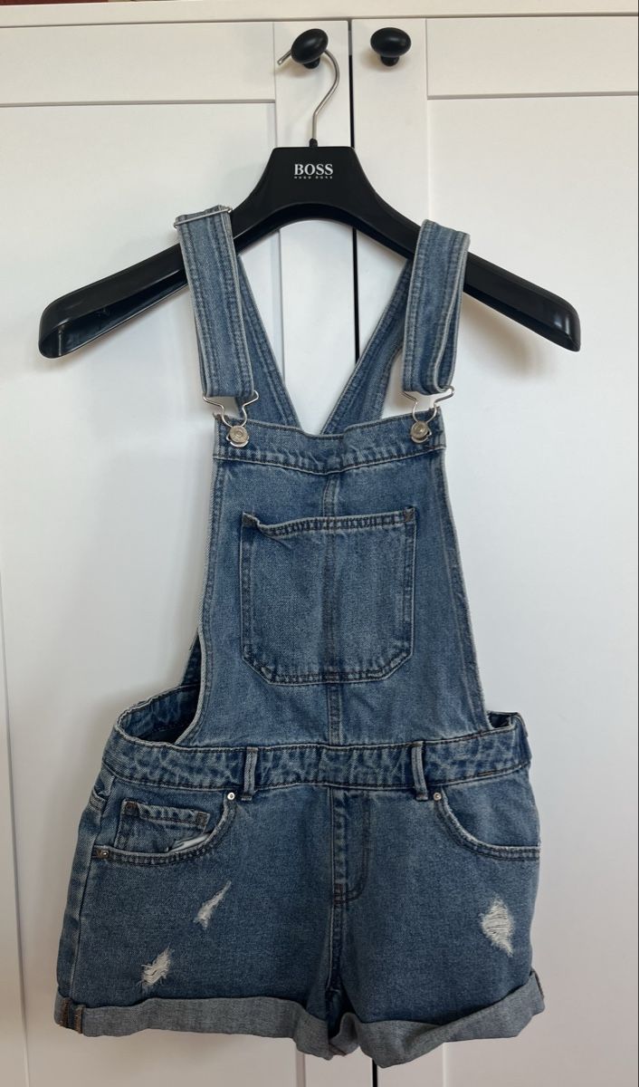 Jeans: Kurze Latzhose – Nuovo (secondo la descrizione) da Gerzensee venduto da arl_v6sb