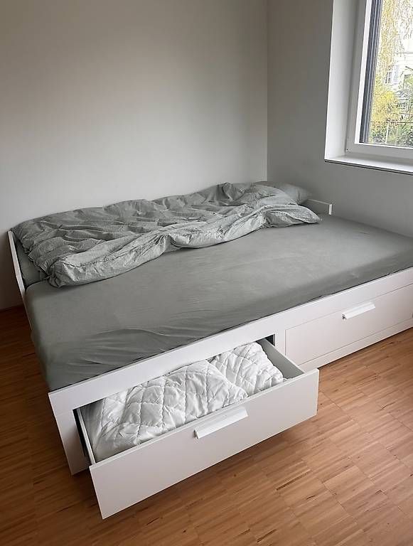 Ikea Letti: IKEA BRIMNES Bett mit 2 Matratzen, 80x200 cm – Usato da Luzern venduto da AnnaZaychenko 1