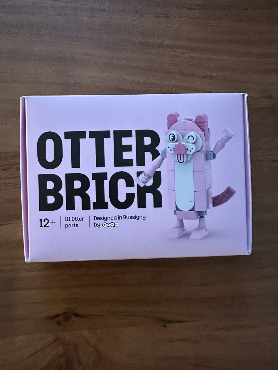 Kit di costruzioni: Otter Brick - Jeu de construction - Loutre Rose - Neuf! – Nuovo e nell'imballaggio originale da Assens venduto da Sitka55