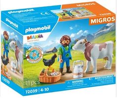 Lot de 6x différents Playmobil mania MIGROS