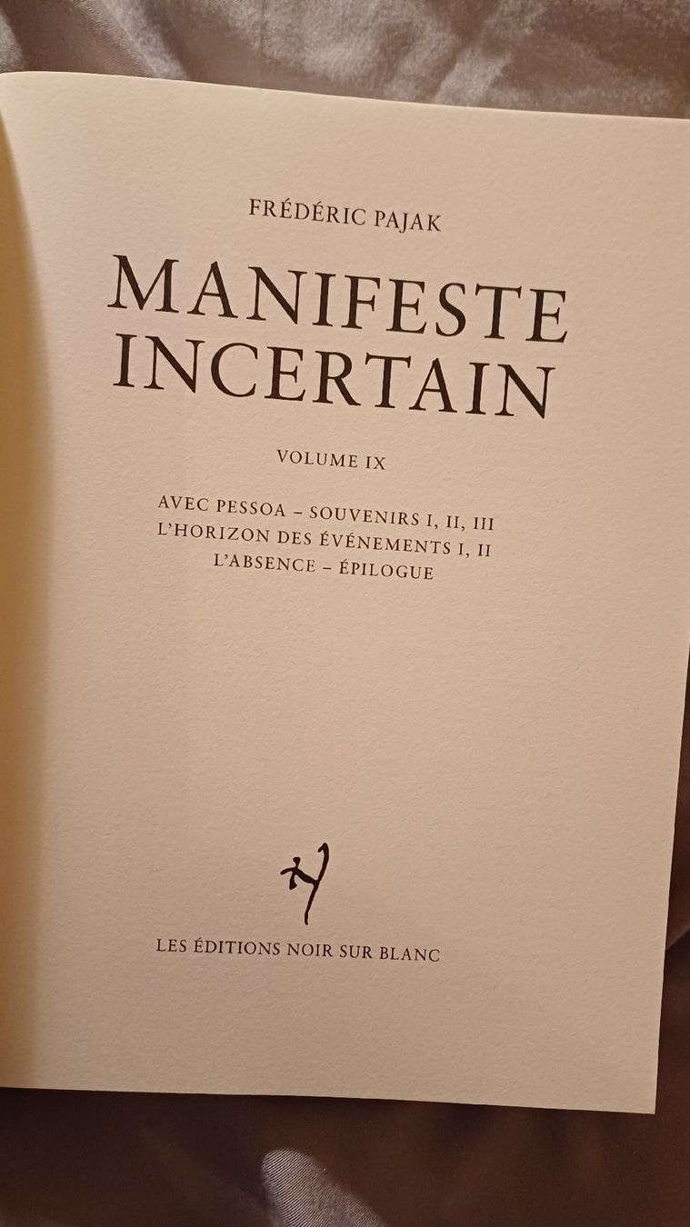 Fumetti: Manifeste incertain, vol.9, Frédéric Pajak – Nuovo (secondo la descrizione) da Vevey venduto da Veveybien 2