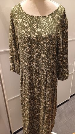 Damen Kleid Chicoree Grösse M grün gemustert