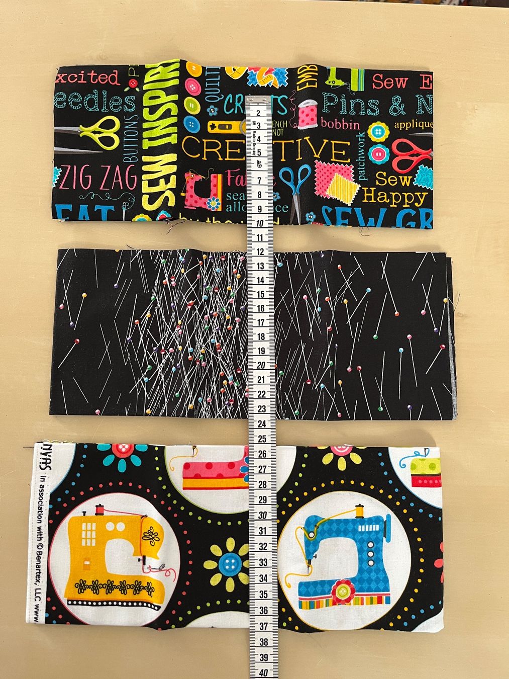 Tessuti: Patchworkstoffe 9FQ, Thema Nähen no.4 – Nuovo (secondo la descrizione) da Seuzach venduto da KreativmitStoff 2