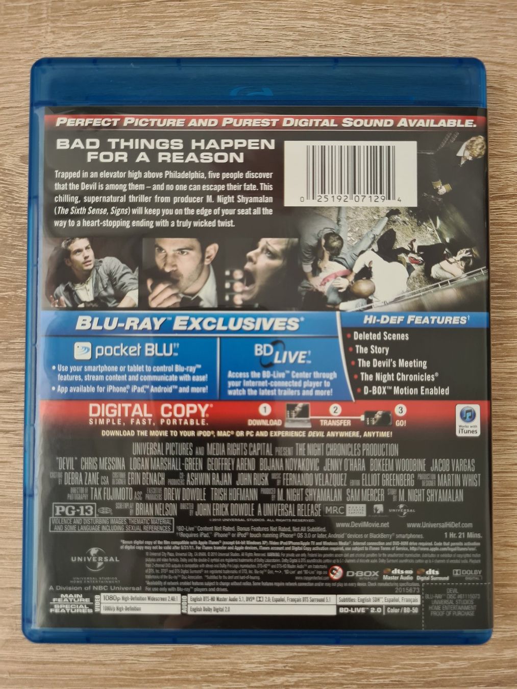 Tous les DVDs: Devil - Blu-ray – D'occasion à Carouge GE par Franllo 1