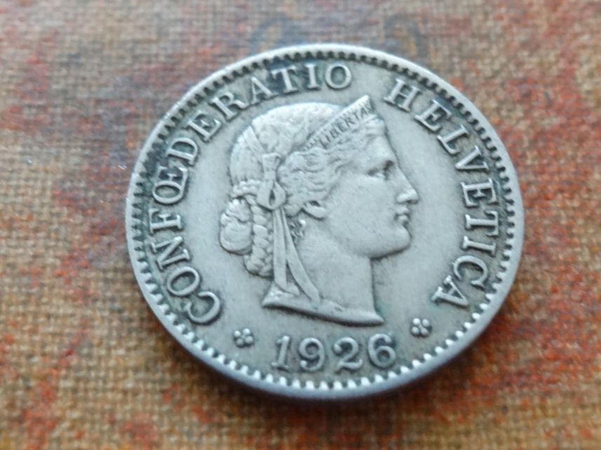 Tutti le monete: 5 Rp. 1926  (A) – Usato da Romanel-sur-Lausanne venduto da Swift13