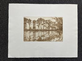 aus Grafiksammlung Radierung signiert Künstler? 1990