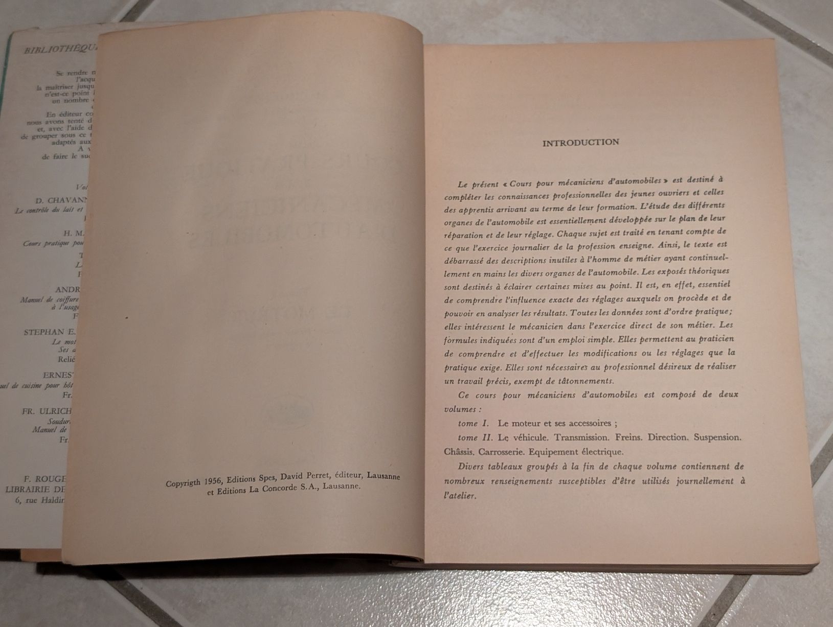 Libri: Livre - Le moteur – Usato da Muraz (Collombey) venduto da so06 3