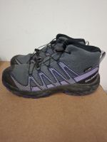 Wanderschuhe Salomon Adv.Dry grau violett Grösse 39 