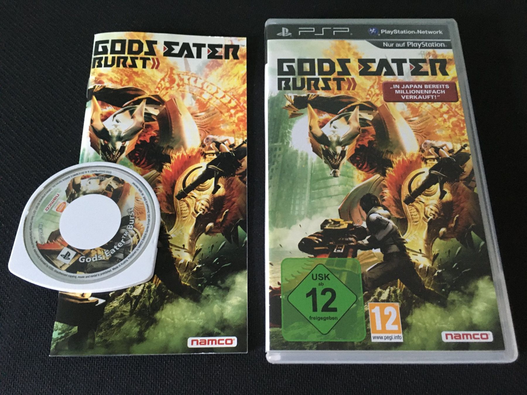Sony Spiele: Gods Eater Burst für PSP – Gebraucht aus St.Gallen von sjosjo