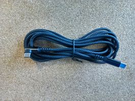 USB-C auf USB-C Kabel 3 m – 60W / 20V / 3A, Datenkabel 480 M