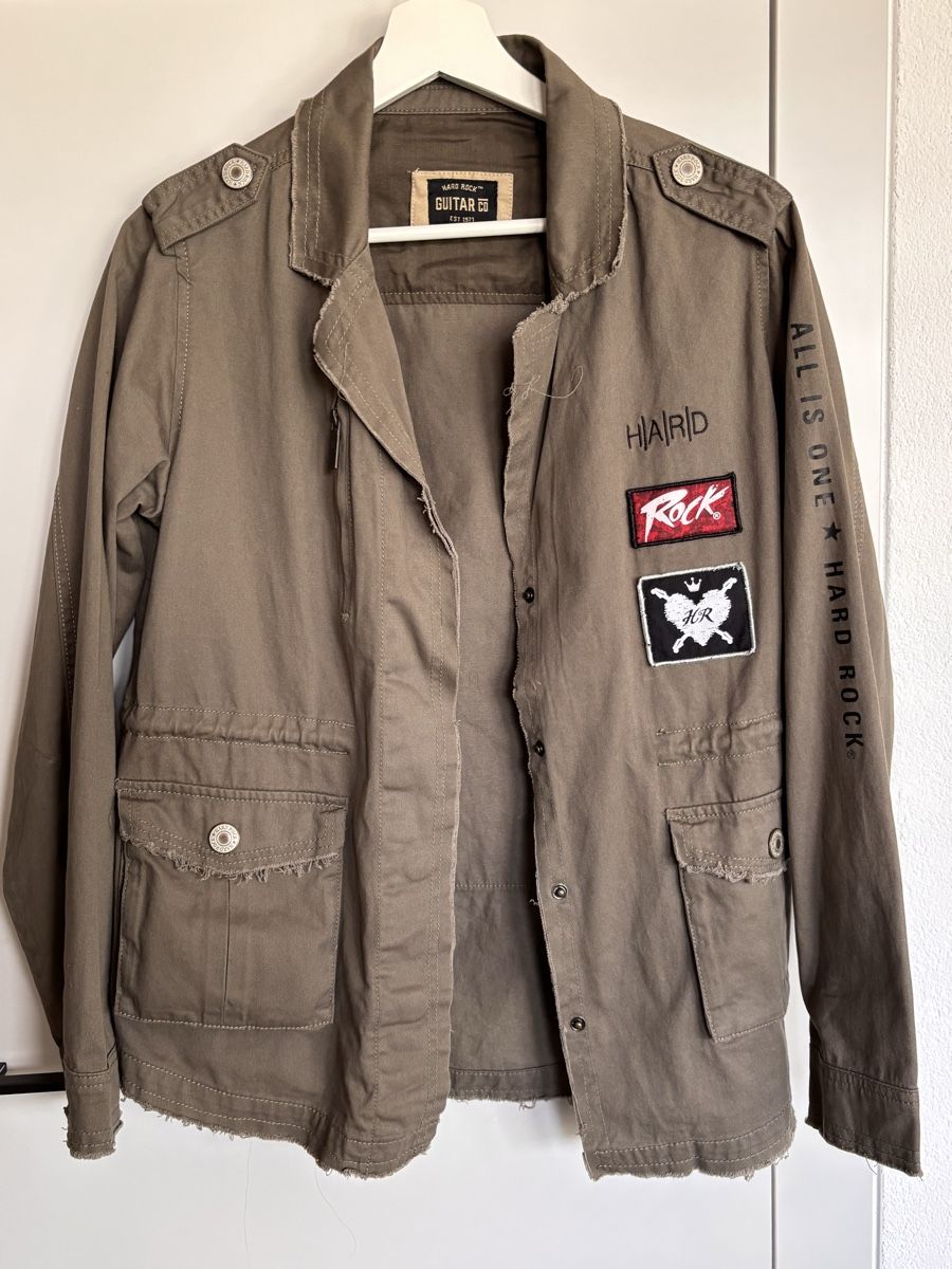Giacche: Hardrock Cafe Jacke in Olive Gr.M – Usato da Gossau SG venduto da Swisslady25 1