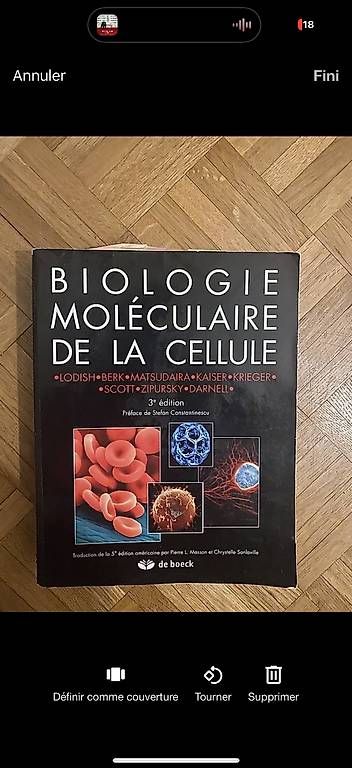 Libri: Livre de Biologie Moléculaire  – Usato da Montreux venduto da Polett