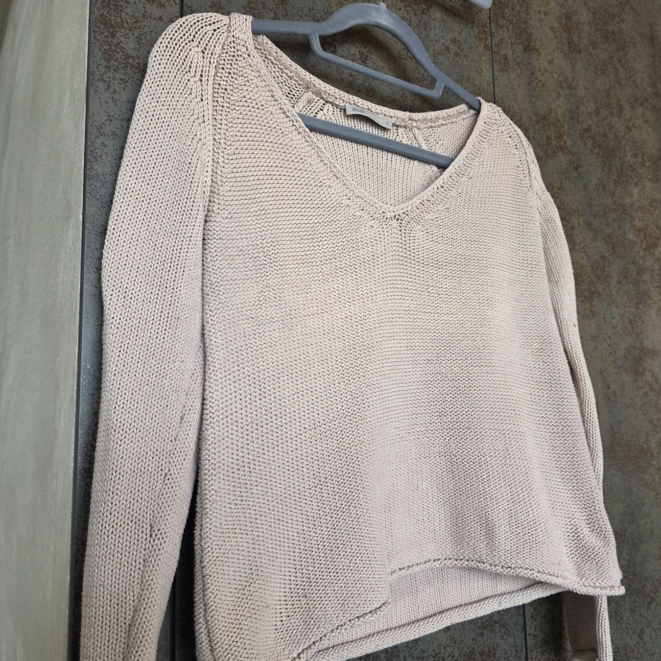 Nile Pulls & Sweat-shirts: 🐸 NILE STRICKPULLOVER S BEIGE ROLLSAUM PULLOVER BAUMWOLLE – D'occasion à Môtier (Vully) par Frogs 1