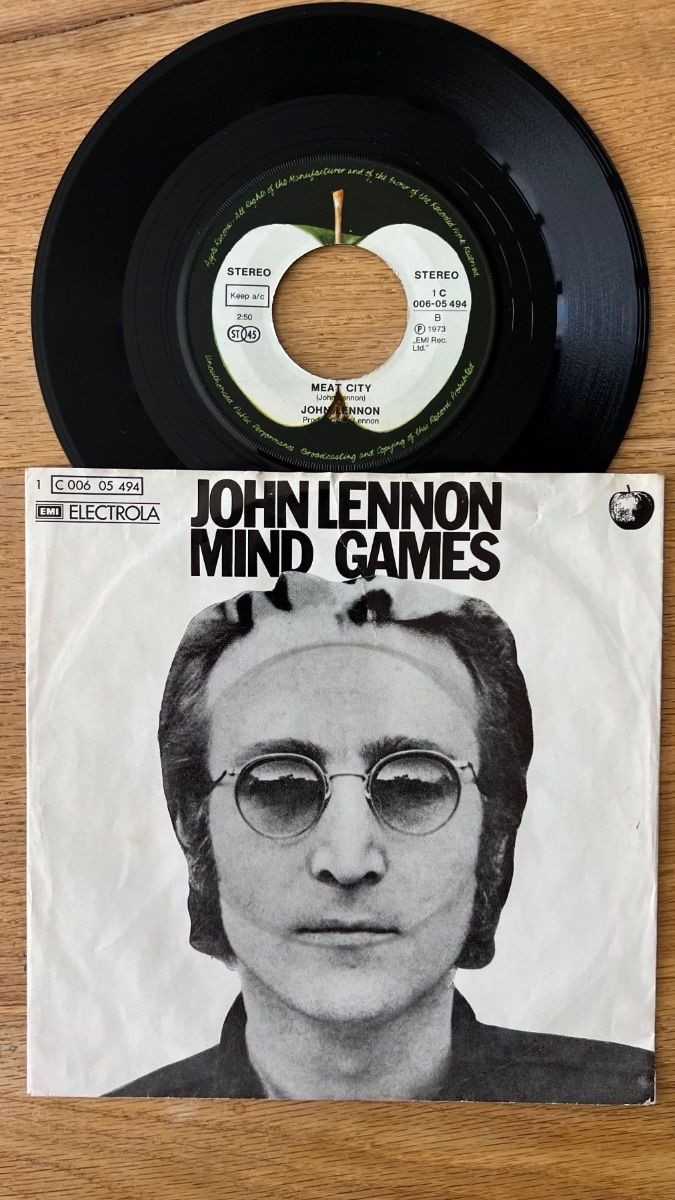 Schallplatten: John Lennon - Mind Games / 1. D-Press. 1973 – Gebraucht aus Gais von soundcave57