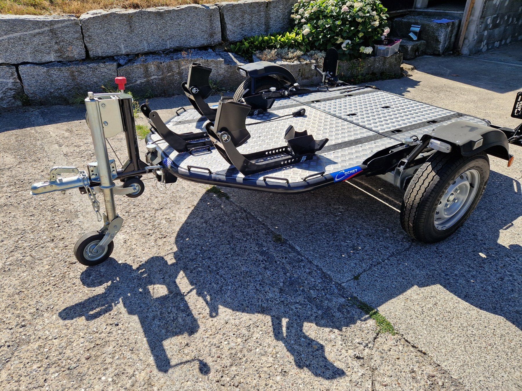 Rimorchi: Motorradanhänger Cochet Duo – Usato da Edlibach venduto da kiwi_LU 2