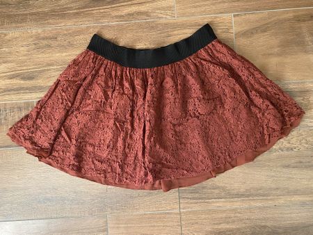 Elvie Rock / Jupe mit Spitze bordeaux Gr. 50