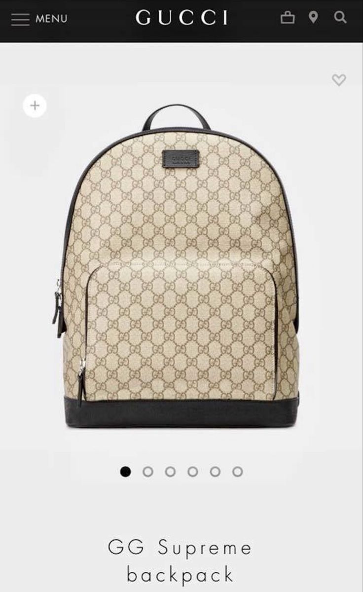 Gucci Sacs à dos: GUCCI GG Supreme Backpack – D'occasion à Rudolfstetten par helenico23