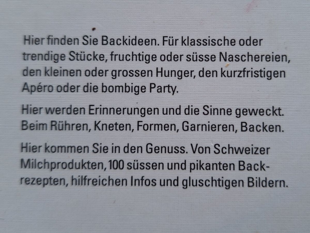 Libri: 2 STK BACKBÜCHER – Usato da Huttwil venduto da Kunterbuntli 1