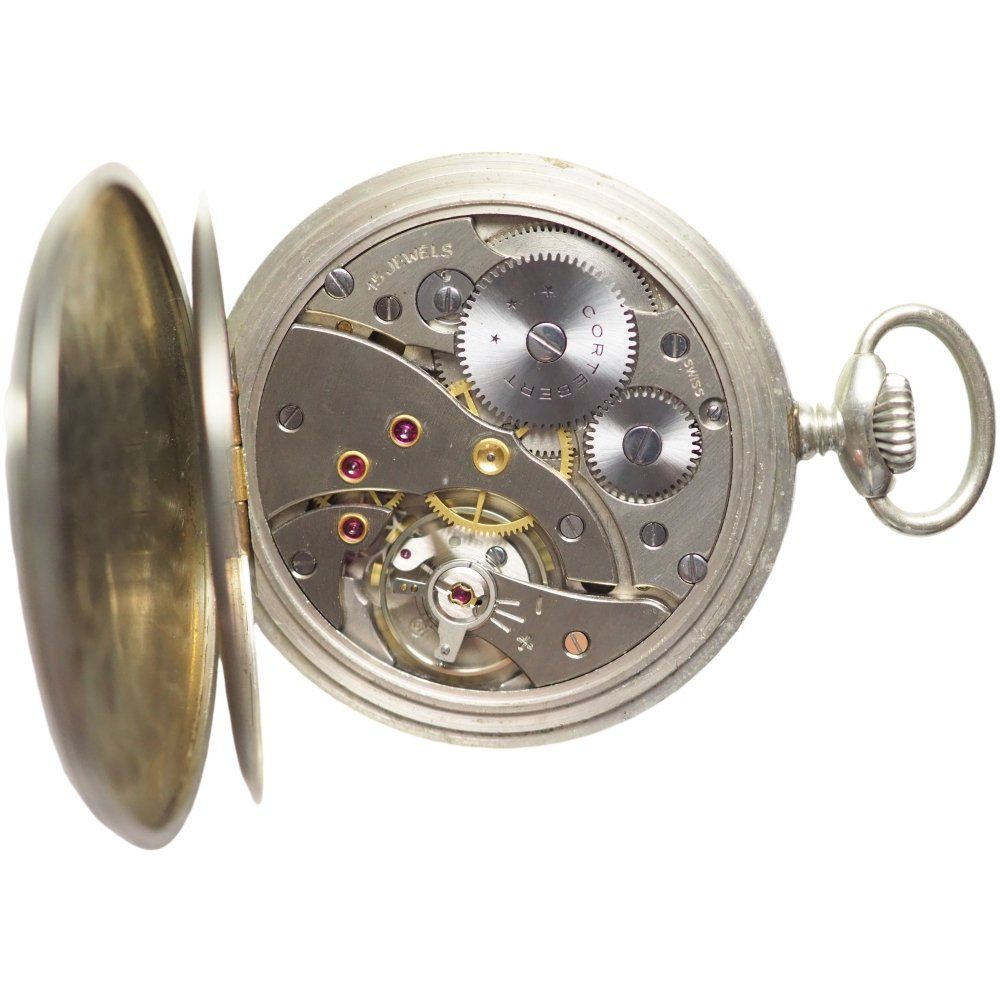 Cortébert Orologi: Russische Eisenbahner-Taschenuhr Cortebert – Usato da Liestal venduto da fibonaccis 3