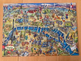 Educa Puzzle Paris City Maps 500 Teile