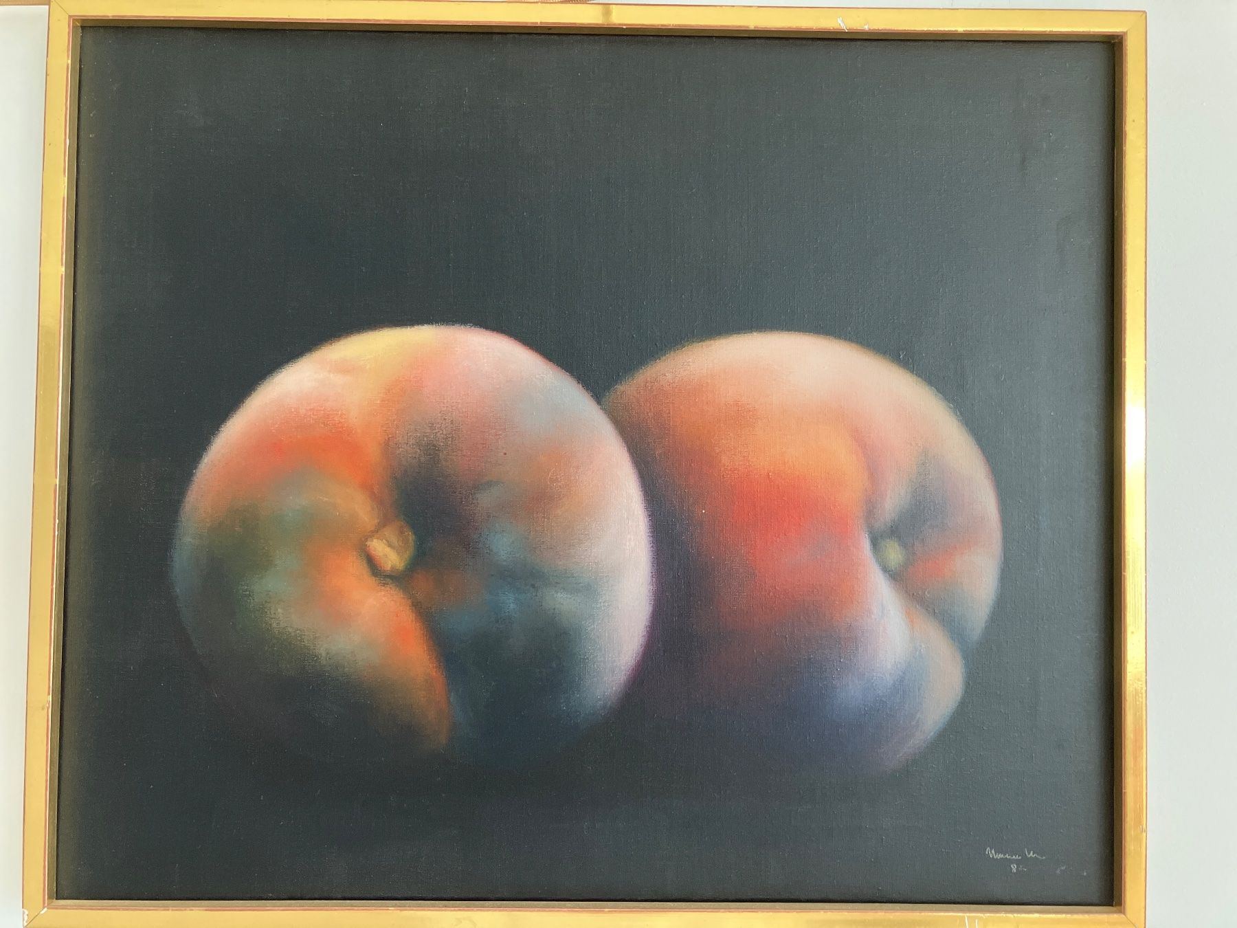 Dipinti: Peinture à l'huile "Pêches" – Usato da Pully venduto da gas_6k8z